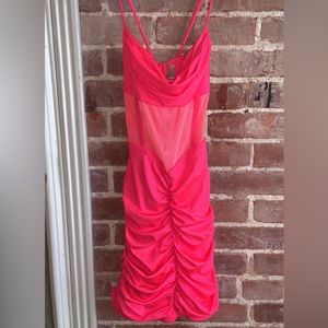 Lucy In The Sky Neon Pink Homecoming Dress.